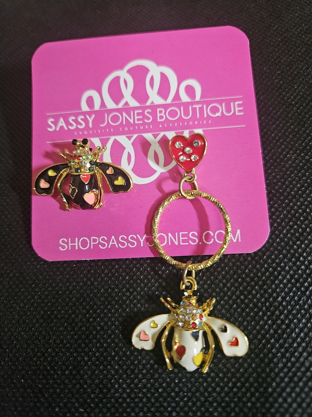 Sassy Jones - Dainty Bug Earrings